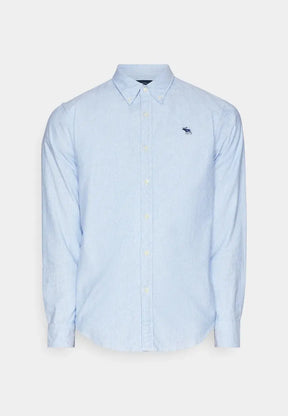 Camisa Oxford  Azul A&F