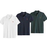 Kit 3 Camisas Polo Logo Colorida - 3 Cores