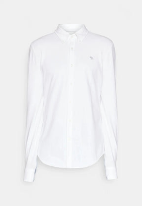 Camisa oxford  Branca    A&F