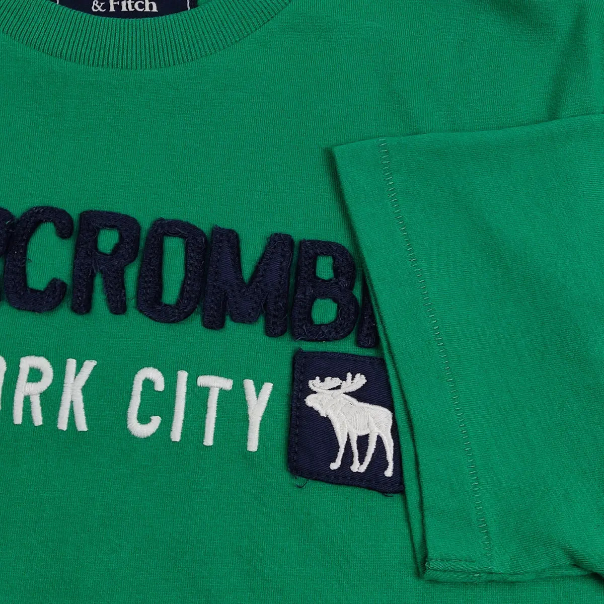 Camiseta A&F Verde New York City