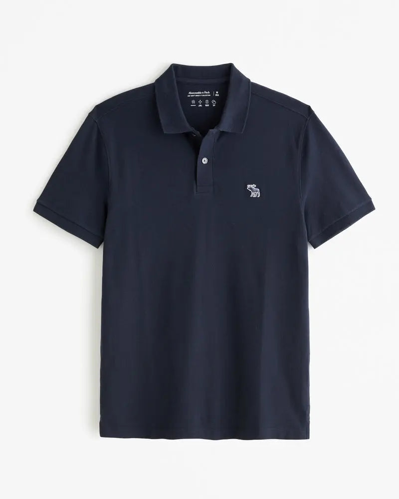 Camisa Polo A&F Piquê ícone bordado - 6 Cores