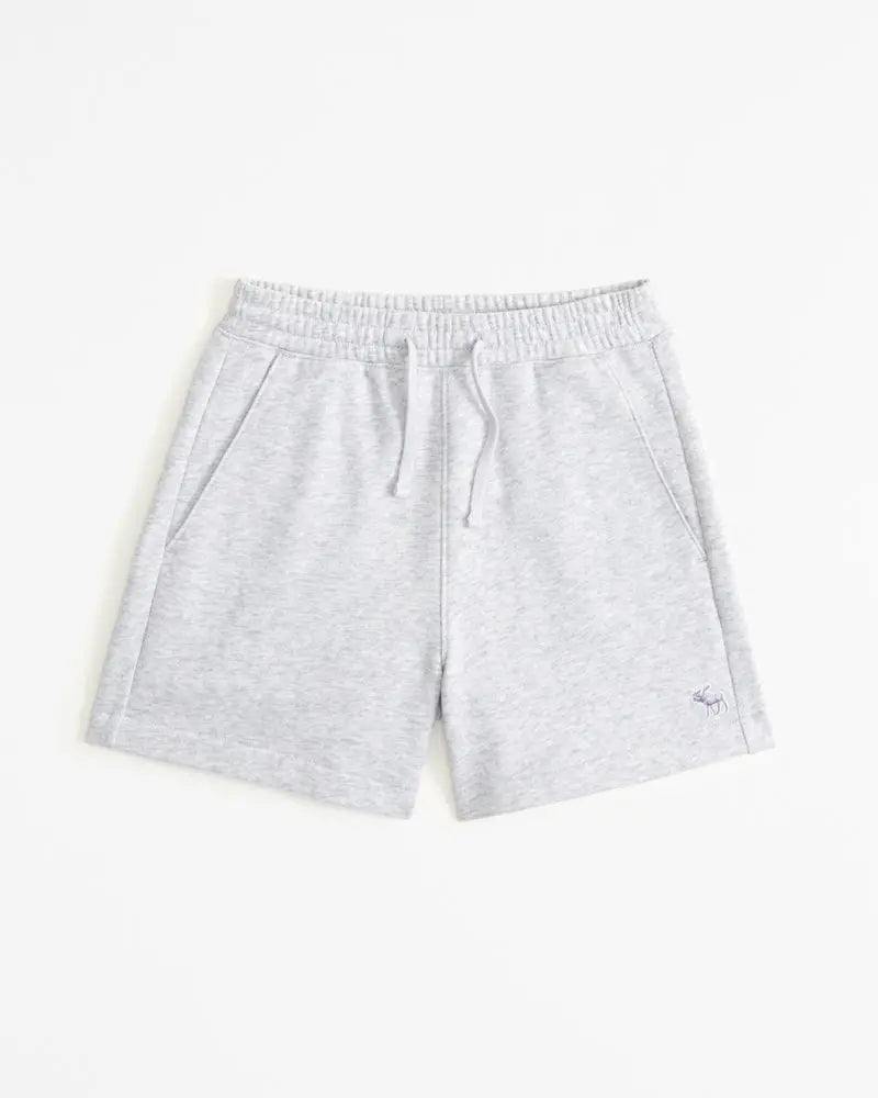 A&F infantil shorts essenciais de lã com ícone