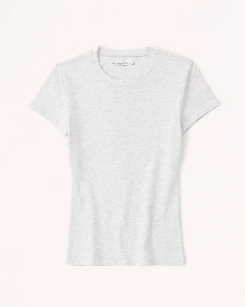 Camiseta A&F de bebê dobrável essencial