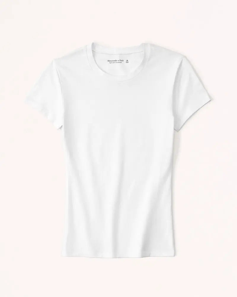 Camiseta A&F de bebê dobrável essencial