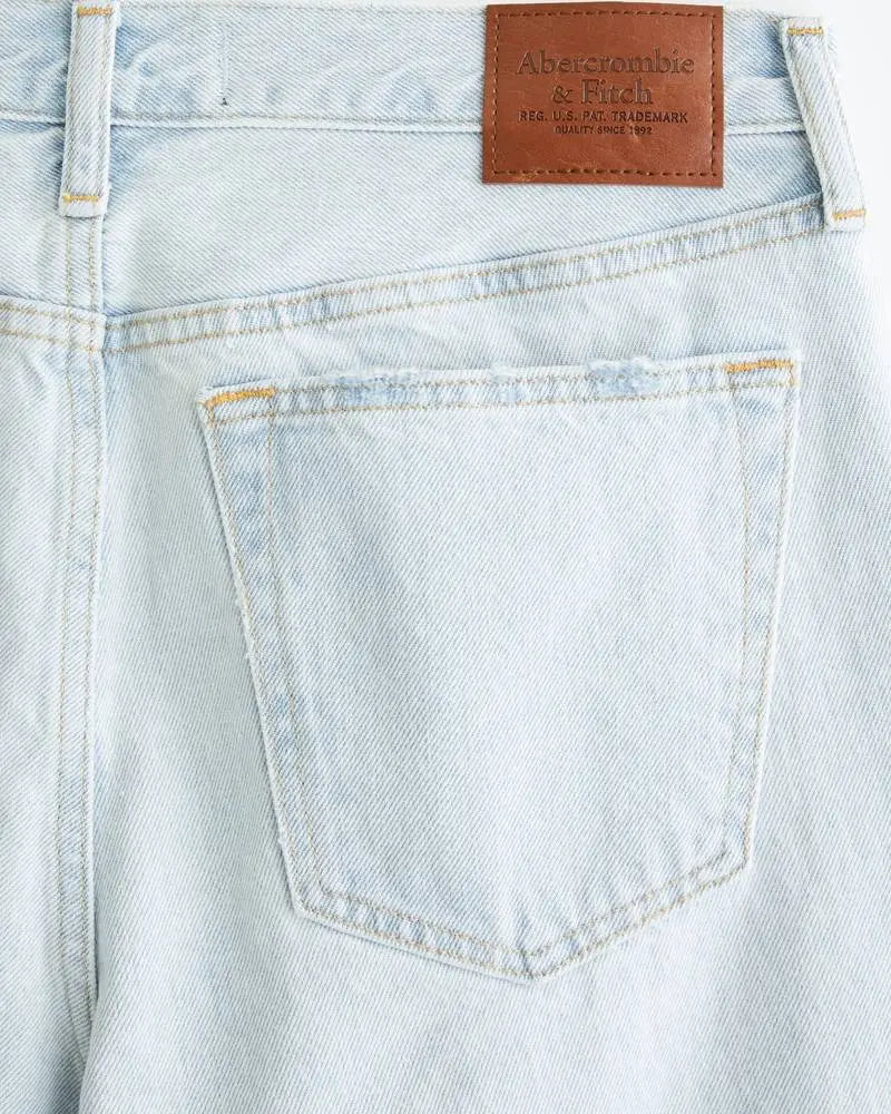 Jeans Claro Baggy Rasgado A&F